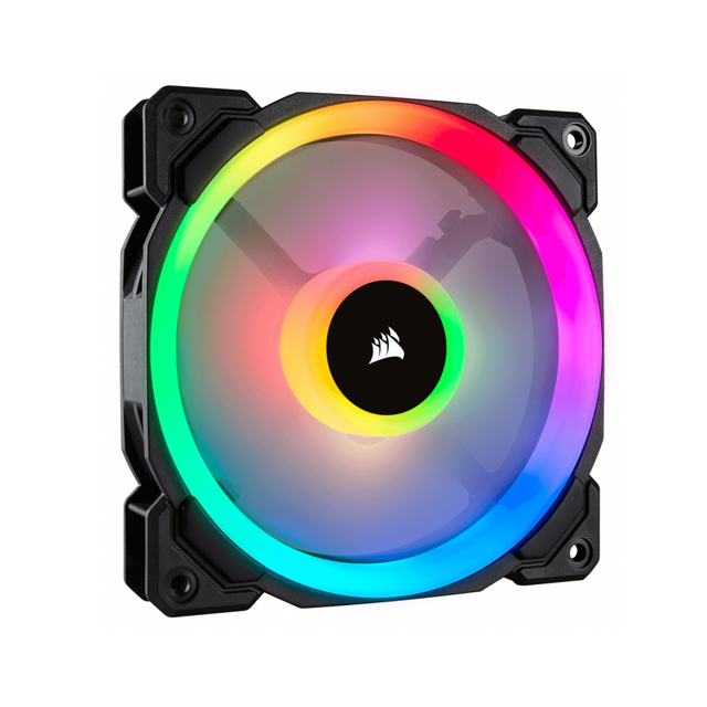 Ventilador Corsair LL120 RGB, 120mm, 600 - 1500RPM - 3 Piezas 