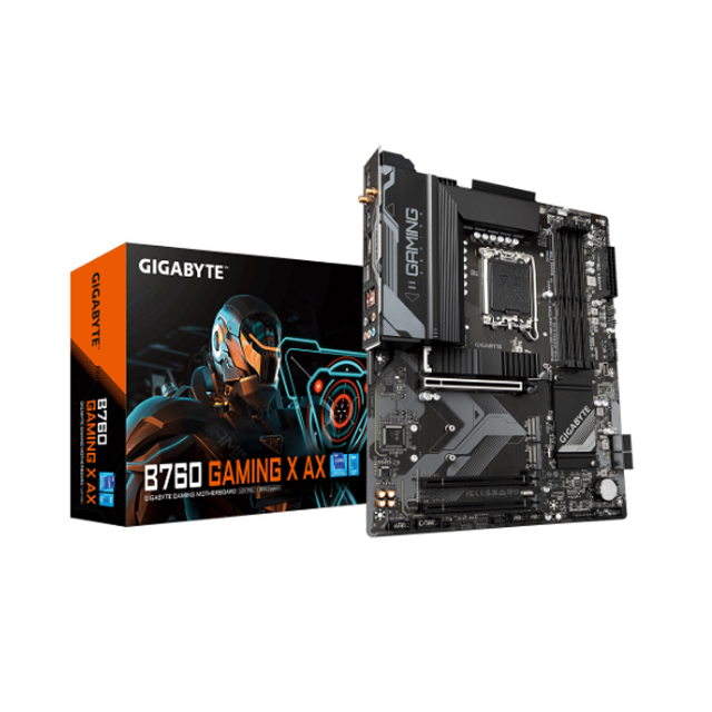 Tarjeta Madre Gigabyte ATX B760 GAMING X AX, S-1700, Intel B760 Express, HDMI, 192GB DDR5 para Intel