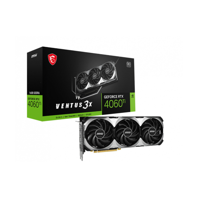 Tarjeta de Video MSI NVIDIA GeForce RTX 4060 Ti VENTUS 3X 16G OC, 16GB 128-bit GDDR6, PCI Express 4.0 x16