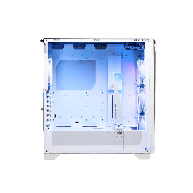 Gabinete MSI MPG GUNGNIR 300R AIRFLOW con Ventana RGB, Midi-Tower, ATX/Micro-ATX/ITX, USB 3.2, sin Fuente, 4 Ventiladores ARGB Instalados, Blanco