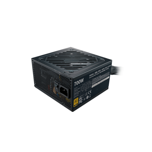 Fuente de Poder Cooler Master G700 Gold 80 PLUS Gold, 24-pin ATX, 120mm, 700W