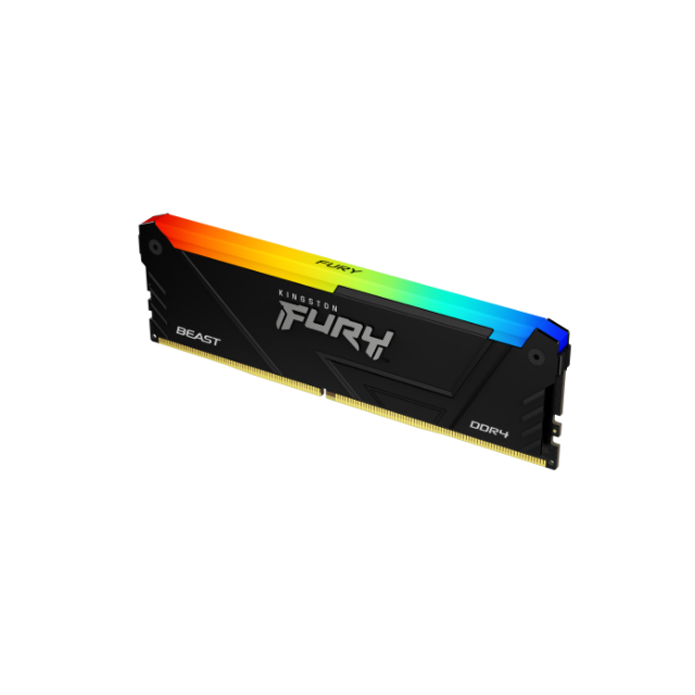 Memoria RAM Kingston FURY Beast RGB DDR4, 3200MHz, 32GB, Non-ECC, CL16, XMP