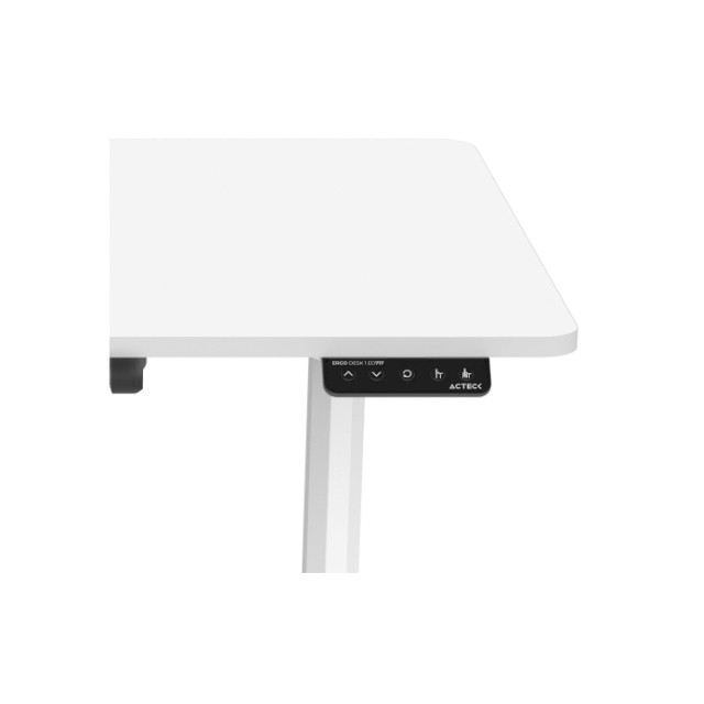 Acteck Escritorio Ajustable Ergo Desk 1 ED717, 110 x 60cm, Blanco