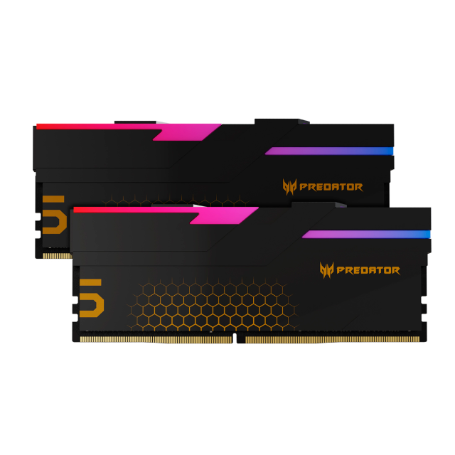 Kit Memoria RAM Acer Predator Hermes RGB DDR5, 7200MHz, 48GB (2x 24GB), CL36, XMP