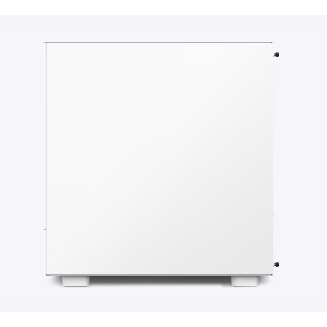 Gabinete NZXT H5 Flow RGB con Ventana, Midi-Tower, Mini-ITX/Micro-ATX/ATX, USB 3.2, sin Fuente, 4 Ventiladores Instalados, Blanco