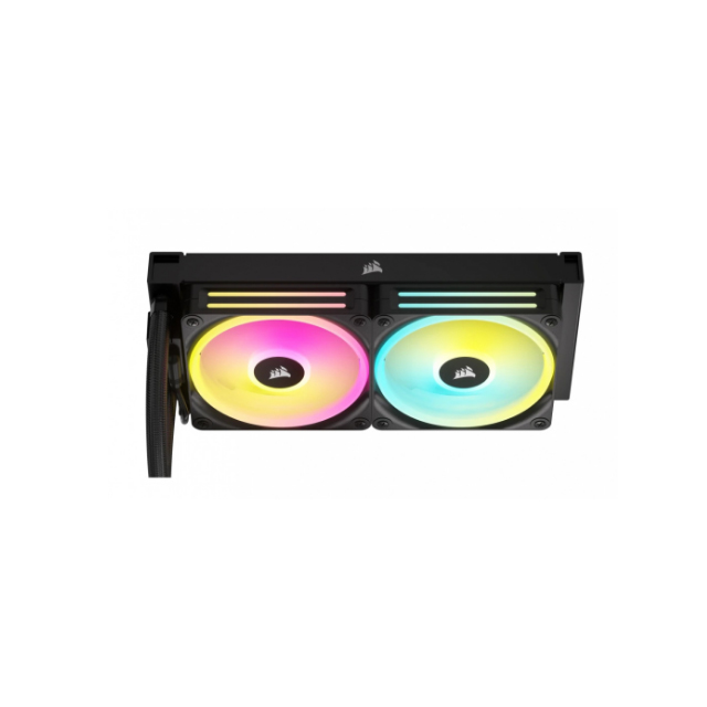 Corsair iCUE Link H115i RGB AIO Enfriamiento Líquido para CPU, 2x 140mm, 400 - 2000RPM, Negro