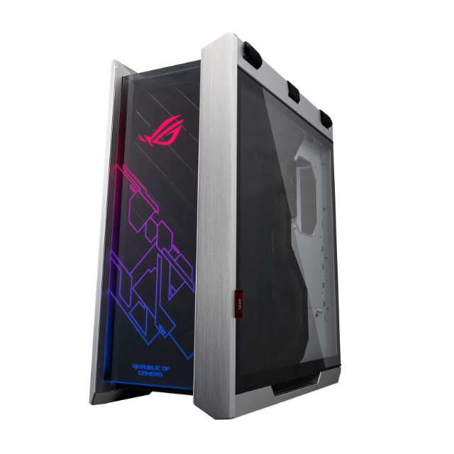 Gabinete ASUS ROG Strix Helios White Edition con Ventana RGB, Midi-Tower, ATX/EATX/Micro-ATX/Mini-ATX, USB 3.1, sin Fuente, 4 Ventiladores Instalados, Blanco