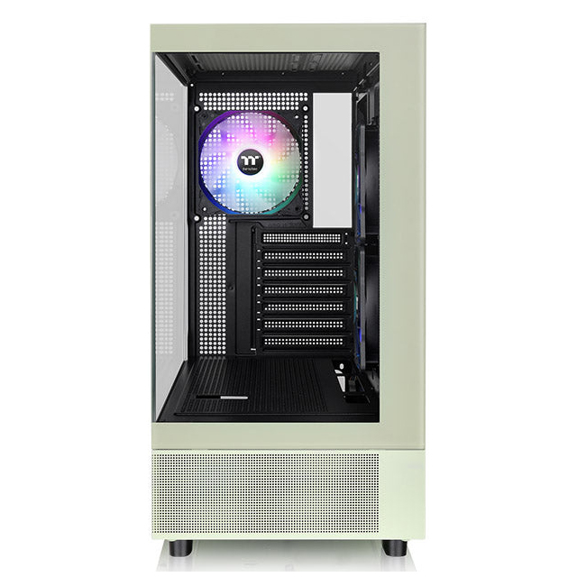 Gabinete Thermaltake View 270 TG ARGB Plus, Midi-Tower, ATX/EATX/Micro-ATX/Mini-ITX, USB 3.0, sin Fuente, 3 Ventiladores Instalados, Verde