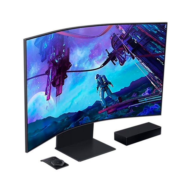 ¡12 MESES SIN INTERESES AMEX! SIMULADOR FANATEC: CoolerMaster DYN X + Volante y Pedales + Samsung Odyssey Ark LED 55" 4K