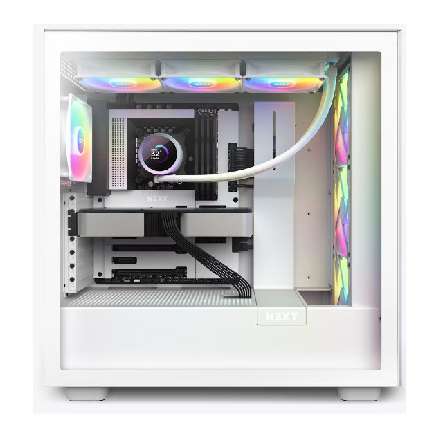 NZXT Kraken 360 RGB Enfriamiento Líquido para CPU, 3x 120mm, 500 - 1800RPM, Blanco
