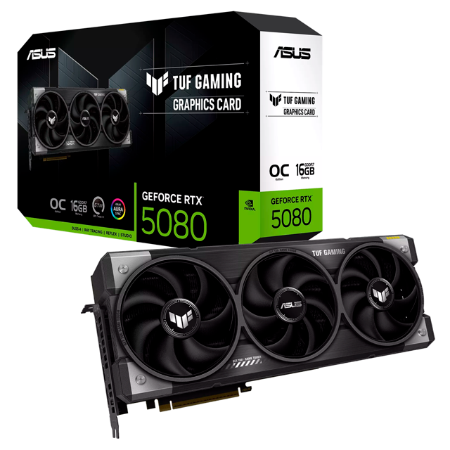 Tarjeta de Video ASUS NVIDIA TUF GAMING GeForce RTX 5080 16GB OC Edition, 16GB 256-bit GDDR7, PCI Express 5.0