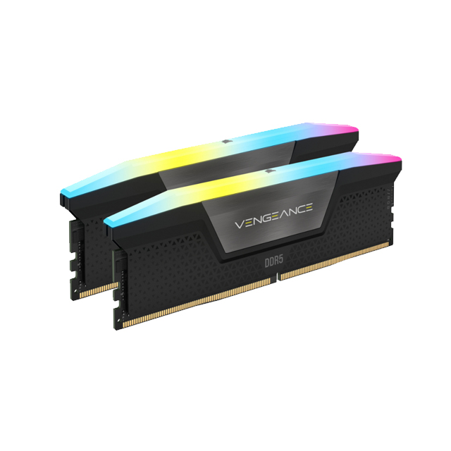 Kit Memoria RAM Corsair Vengeance RGB DDR5, 5600MHz, 32GB (2 x 16GB), CL36, XMP