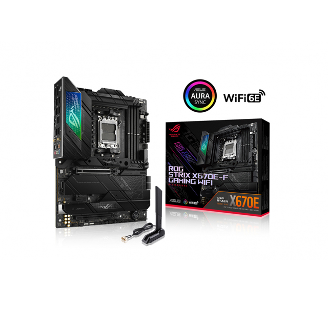 Tarjeta Madre ASUS ATX ROG STRIX X670E-F GAMING WIFI, S-AM5, AMD X670E, HDMI, 128GB DDR5 para AMD