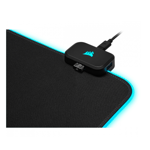 Mousepad Gamer Corsair MM700 RGB XL, 93 x 40cm, Grosor 4mm, Negro