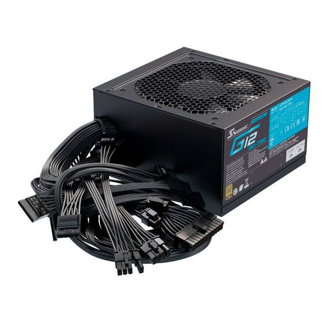 Fuente de Poder Seasonic G12-GC-750 80 PLUS Gold, 20+4 pin ATX, 120mm, 750W 