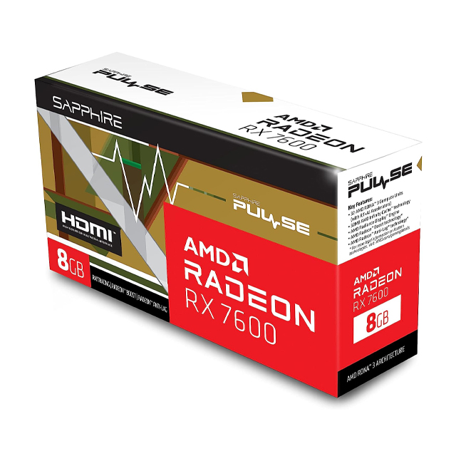 Tarjeta grafica Sapphire Pulse AMD Radeon RX 7600