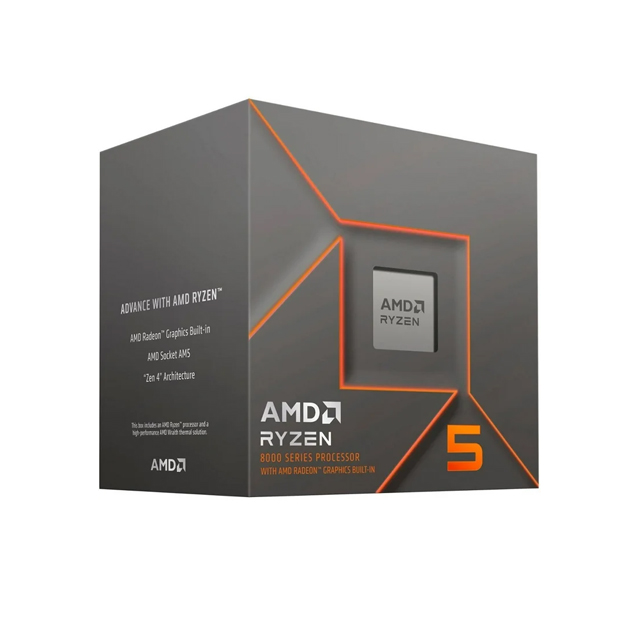 Procesador AMD Ryzen 5 8500G con Gráficos Radeon 740M, S-AM5, 3.50GHz, Six-Core, 16MB L3 Cache, con Disipador Wraith Stealth