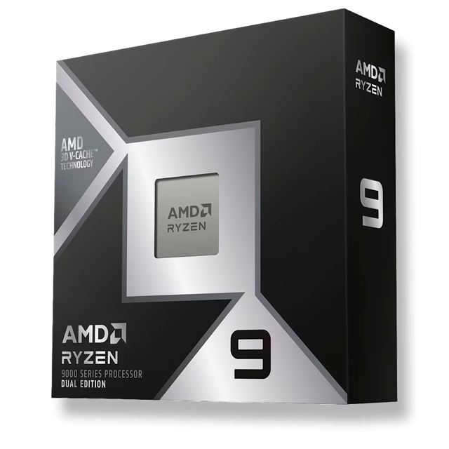Procesador AMD Ryzen 9 9950X3D2 Dual Edition, S-AM5, 4.3 GHz, 16-Core, 192 MB L3 Caché 