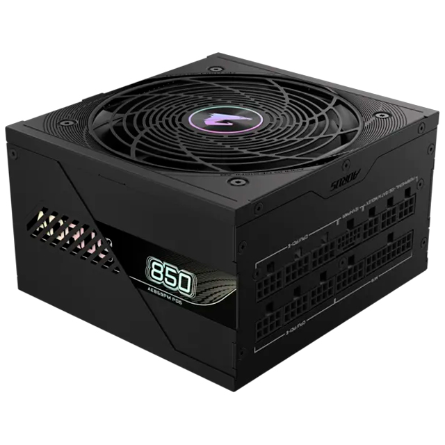 Fuente de Poder AORUS ELITE P850W 80 PLUS Platinum, Modular, 24-pin ATX, 120mm, 850W