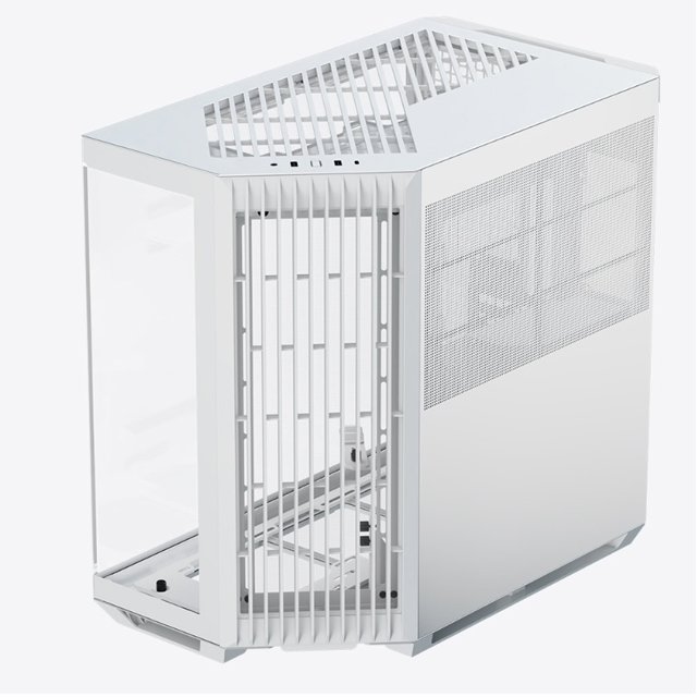 Gabinete APNX V1, Mid Tower, ATX, Micro ATX, mini-ITX, USB 3.2, Blanco