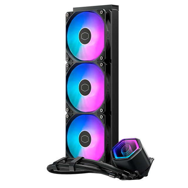 Cooler Master Masterliquid 360 Core II ARGB Enfriamiento Líquido para CPU, 3x 120mm, hasta 1750RPM, Negro