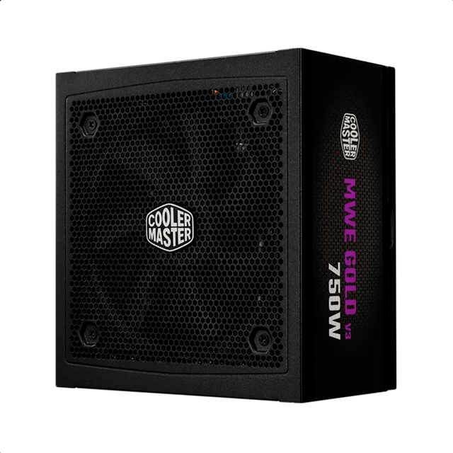 Fuente de Poder Cooler Master MWE GOLD 750 V3 80 PLUS Gold ATX, Modular, 24-pin ATX, 12VHPWR, 120mm, 750W