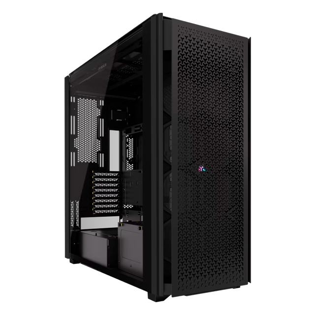 Gabinete CORSAIR iCUE LINK 9000D RGB AIRFLOW Full Tower, ATX/EATX/Micro-ATX/Mini-ITX, USB 3.0, sin Fuente, Negro