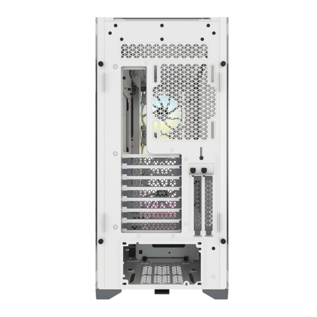 Gabinete Corsair iCUE 5000X con Ventana RGB, Midi-Tower, ATX/EATX/ITX, USB 3.0, sin Fuente, Blanco
