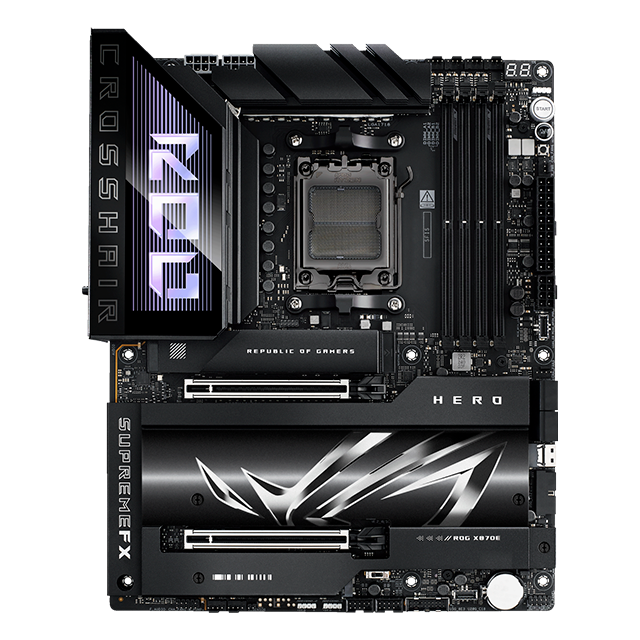 Tarjeta Madre ASUS ROG CROSSHAIR X870E HERO, ATX, Socket AM5, AMD X870E, 192GB DDR5, para AMD