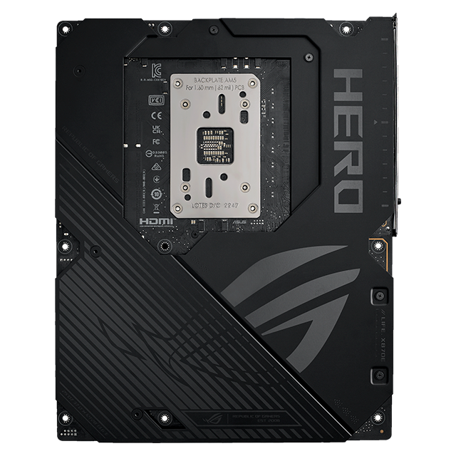 Tarjeta Madre ASUS ROG CROSSHAIR X870E HERO, ATX, Socket AM5, AMD X870E, 192GB DDR5, para AMD