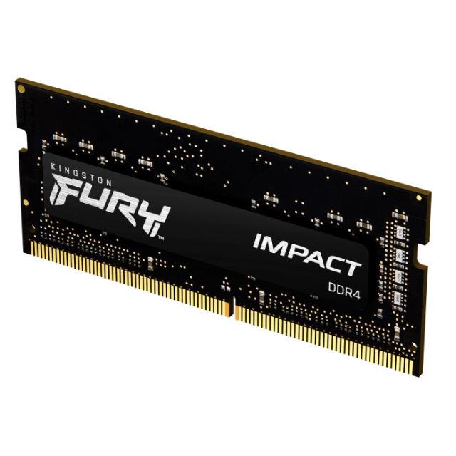Memoria RAM Kingston FURY Impact DDR4, 3200MHz, 16GB, Non-ECC, CL20, SO-DIMM, XMP