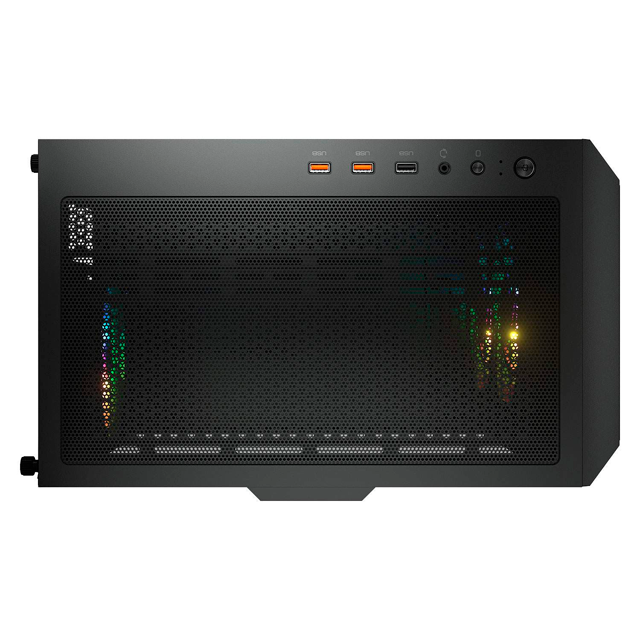 Gabinete Cougar Duoface RGB, Midi-Tower, ATX/CEB/EATX/Micro-ATX/Mini-ITX, USB 2.0/3.0, sin Fuente, 3 Ventiladores Instalados, Negro