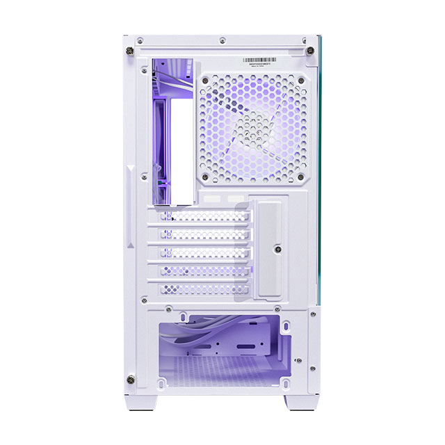 Gabinete Cooler Master ELITE 490, Mini-Tower, Micro-ATX/Mini-ITX, USB 3.0, sin Fuente, 3 Ventiladores Instalados, Blanco