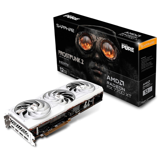 Tarjeta de Video Sapphire FrostPunk 2 Edition AMD Radeon RX 7700 XT, 12GB 192-bit GDDR6, PCI Express 4.0