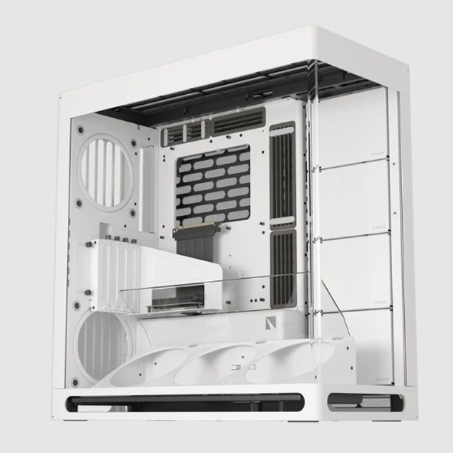 Gabinete HAVN HS 420 VGPU, Mid Tower, ATX, Micro ATX, mini-ITX, USB 3.2, Sin Fuente, Blanco