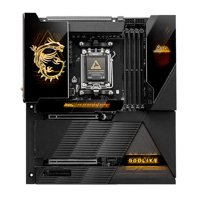 Tarjeta Madre MSI MEG X870E GODLIKE, E-ATX, Socket AM5, AMD X870E, 256GB DDR5, DP para AMD