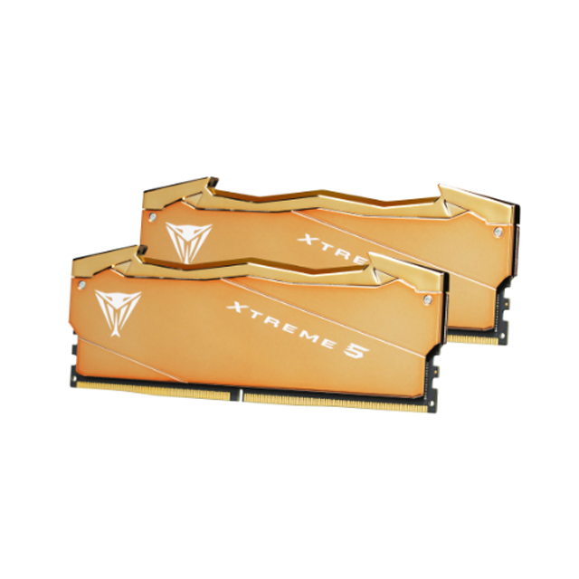 Kit Memoria RAM Patriot VIPER XTREME 5 AURUM GOLD DDR5, 6400MHz, 32GB - 2 x 16GB, CL32, XMP/EXPO