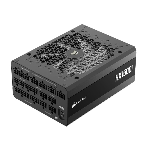 Fuente de Poder Corsair HX1500i Platinum 80 PLUS Platinum, Modular, 24-pin ATX, 12VHPWR, 140mm, 1500W