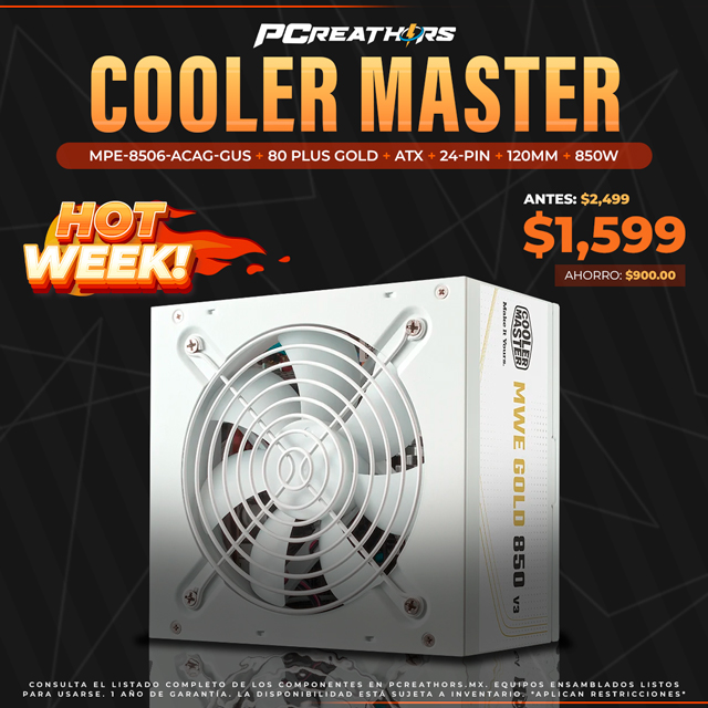 HOTSALE023 - Fuente de Poder Cooler Master MPE-8506