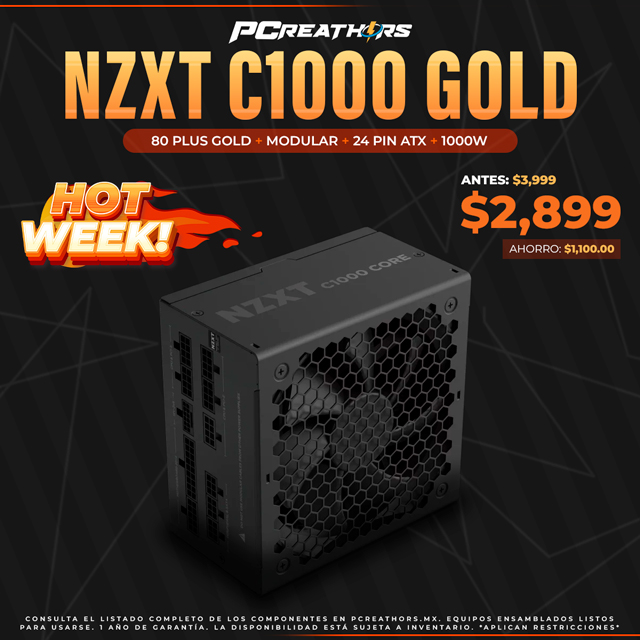 HOTSALE027 - Fuente de Poder NZXT C1000 GOLD CORE
