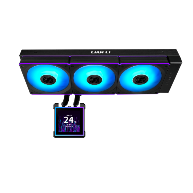 Lian Li HydroShift II LCD-S CL Enfriamiento Líquido para CPU, 3x 120mm, hasta 3200RPM, Negro