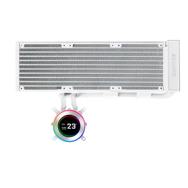 Lian Li HydroShift II LCD-C TL Enfriamiento Líquido para CPU, 3x 120mm, hasta 3200RPM, Blanco