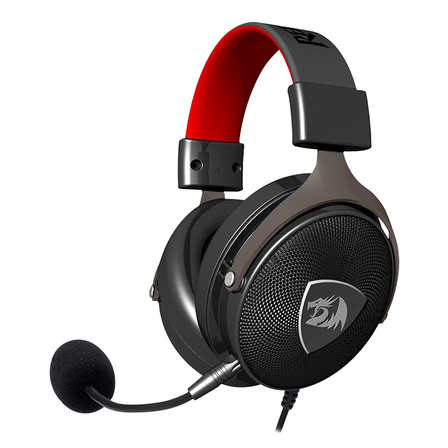 Redragon Audífonos Gamer Icon H520 7.1, Alámbrico, Micrófono Removible, 2 Metros, 3.5mm/USB, Negro/Rojo 