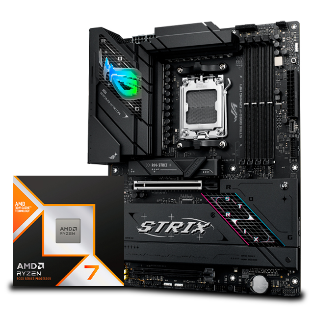 PROCESADOR AMD RYZEN 7 9800X3D + B850 ROG STRIX NEGRA