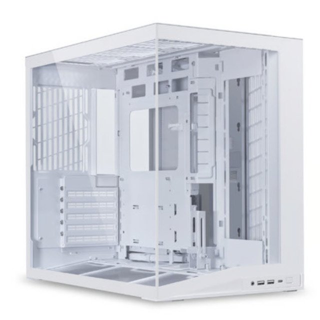 Gabinete Lian Li Dynamic Mini V2, Mini-Tower, ATX/Micro-ATX/Mini-ITX, USB 3.0, sin Fuente, sin Ventiladores Instalados, Blanco