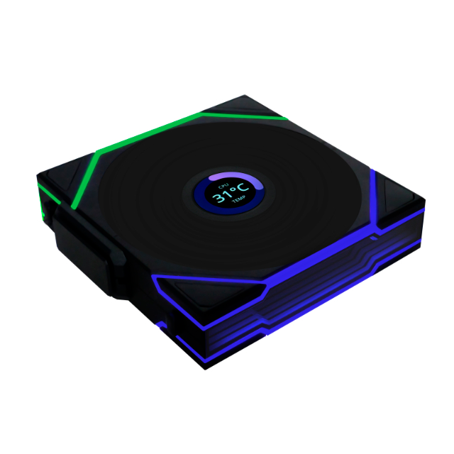 Kit Ventiladores Lian Li UNI FAN TL LCD Wireless 120, 3x 120mm, 1900RPM, ARGB, Negro