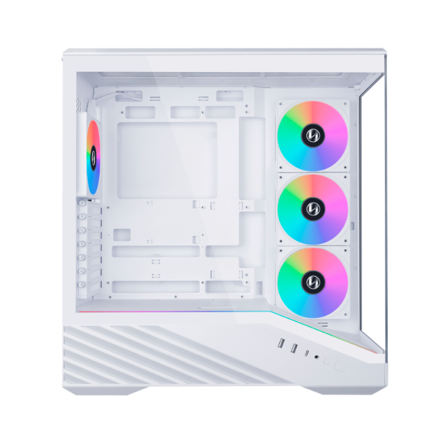 Gabinete Lian Li V100R WHITE con Ventana, E-ATX/ATX/Micro-ATX/Mini-ITX, USB 3.0, sin Fuente, 4 Ventiladores Instalados, Blanco