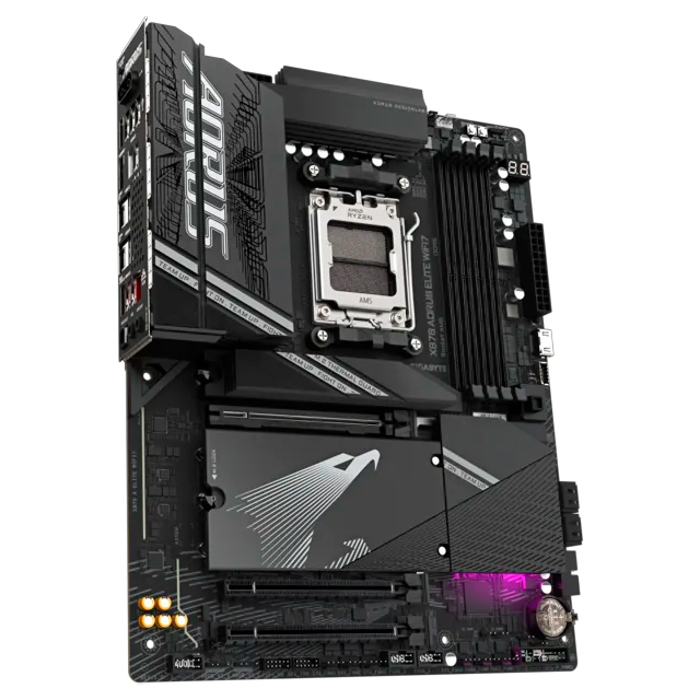 Tarjeta Madre AORUS X870 A ELITE WIFI7, ATX, Socket AM5, AMD X870, 256GB DDR5, HDMI/DP para AMD