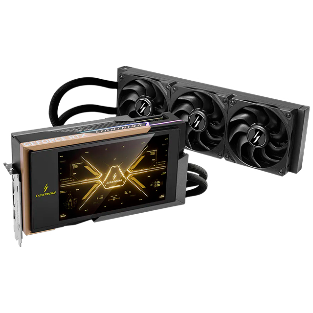 Tarjeta Gráfica GeForce RTX 5090 32G LIGHTNING Z, PCI Express Gen 5x 16, 32GB GDDR7, 512bit