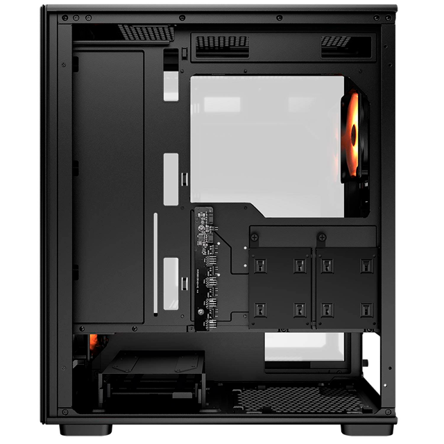 Gabinete Cougar MX220 RGB, Midi-Tower, ATX/Micro-ATX/Mini-ITX, USB 3.0, sin Fuente, 4 Ventiladores Instalados, Negro